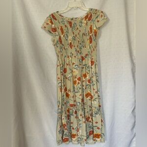 Patrons of Peace Dress Floral Pattern Size M